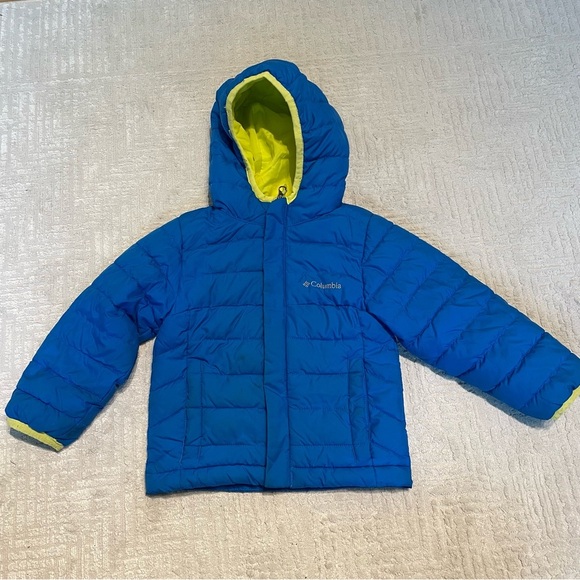 Columbia Powder Lite Insulated Puffer Jacket Hooded Jacket Toddler 3T - Picture 2 of 11